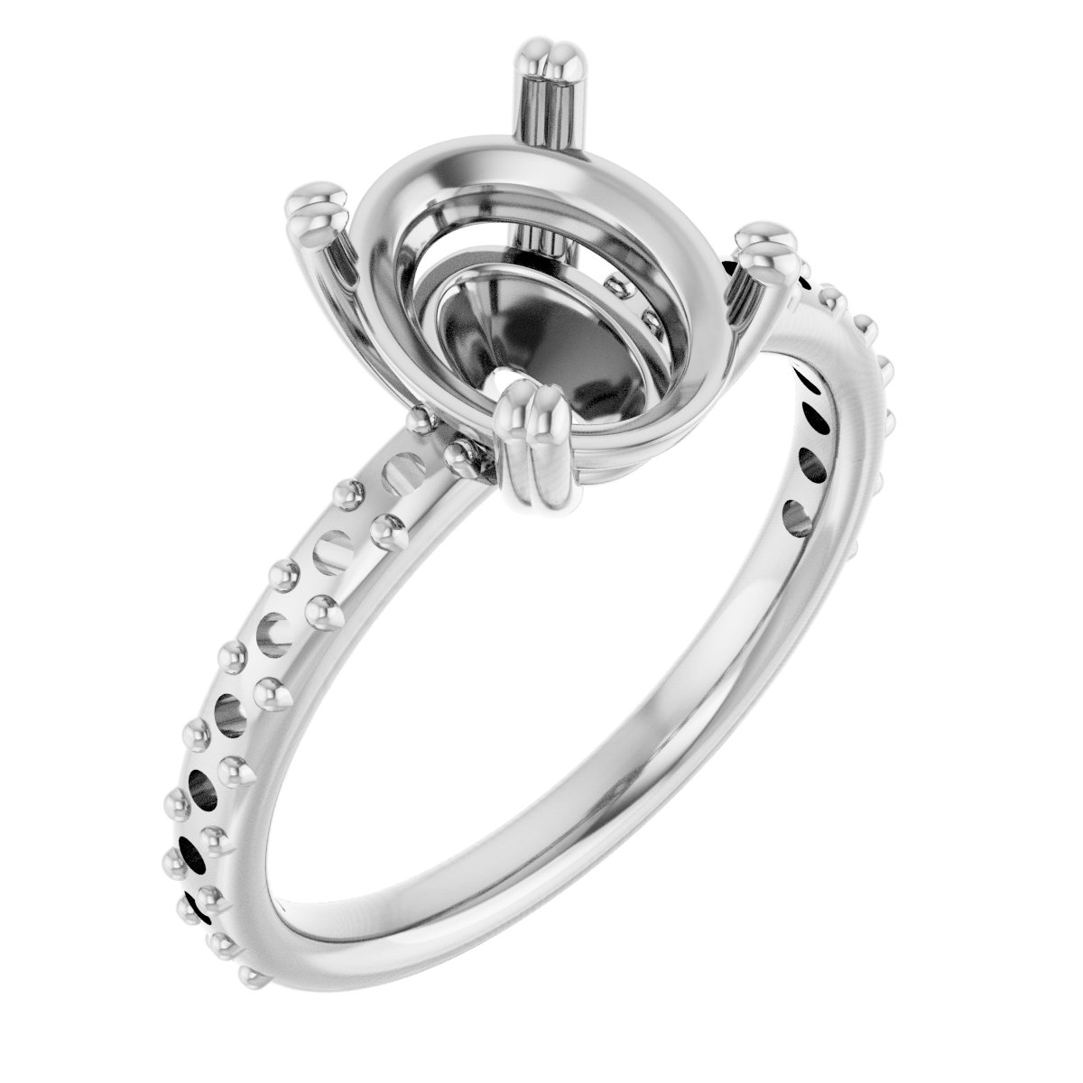 Accented Engagement Ring