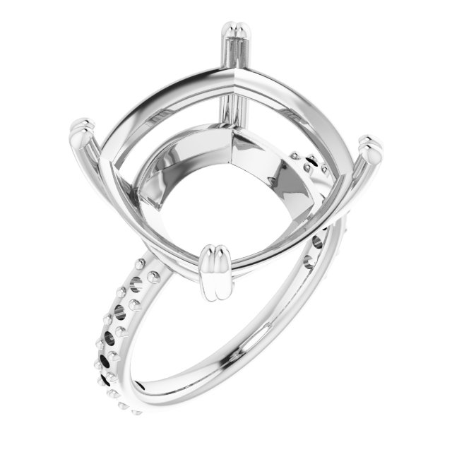 Accented Engagement Ring