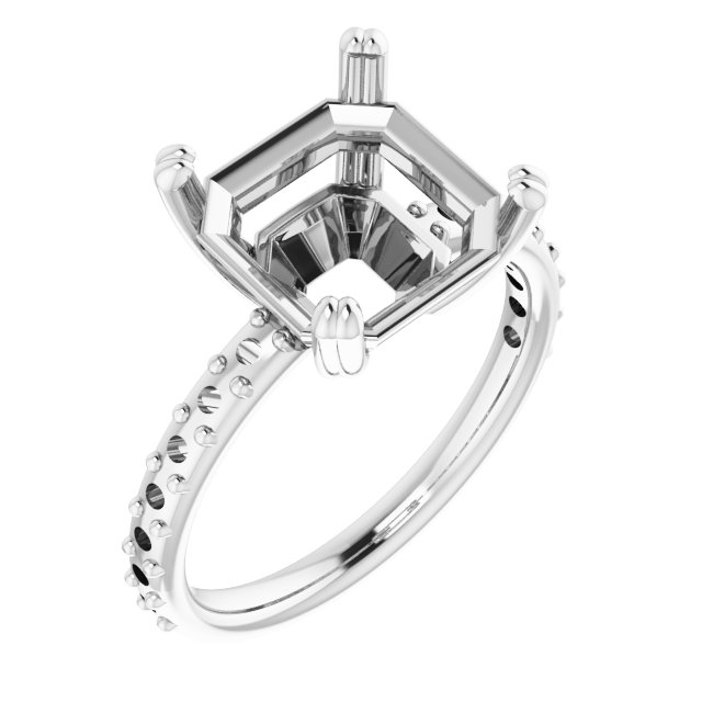 Accented Engagement Ring