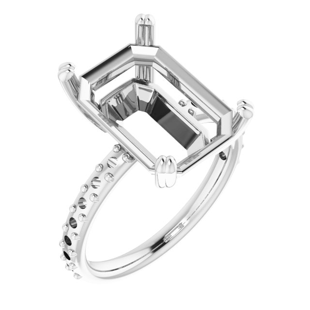 Accented Engagement Ring