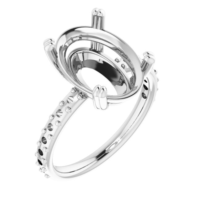 Accented Engagement Ring