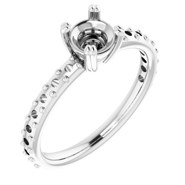 Accented Engagement Ring