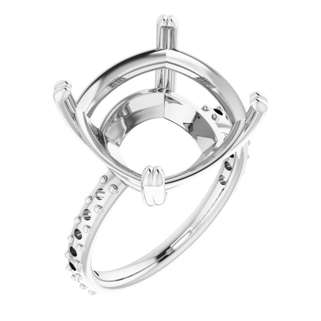 Accented Engagement Ring