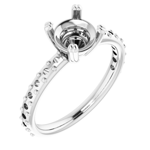 Accented Engagement Ring