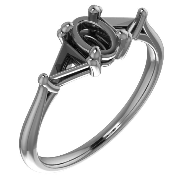 Oval Engagement Ring