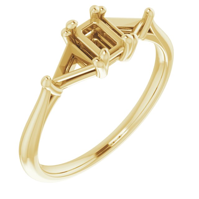 Three-Stone Engagement Ring