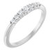 14K White 1/6 CTW Natural Diamond Stackable Ring    