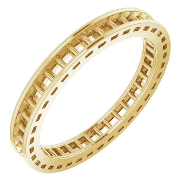 14K Yellow .75 CTW Diamond Eternity Band Ref 14532954