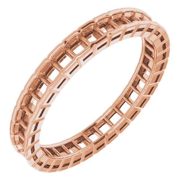 14K Rose 1.50 CTW Diamond Eternity Band Ref 14030371