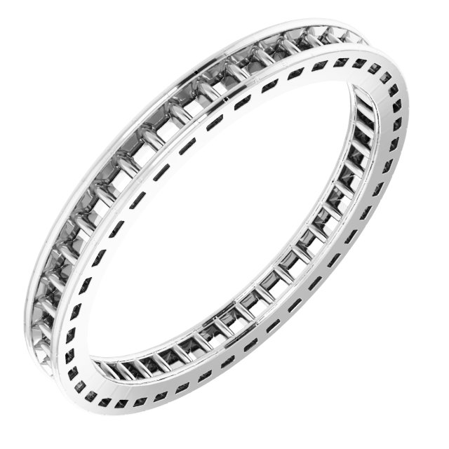 Scalloped Channel-Set Eternity Band