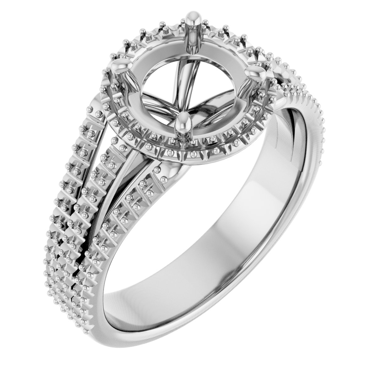 Halo-Style Engagement Ring