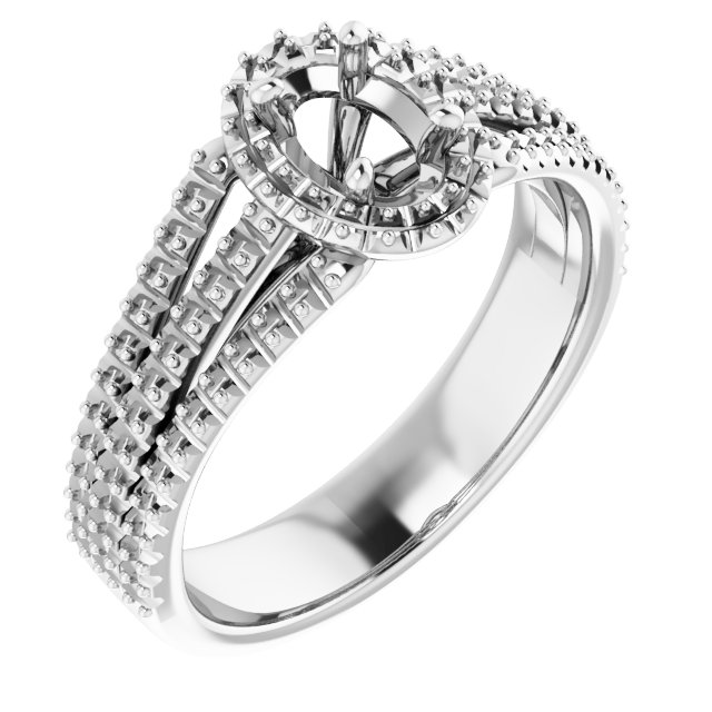Halo-Style Engagement Ring