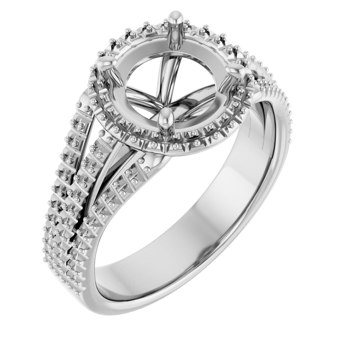 Halo-Style Engagement Ring