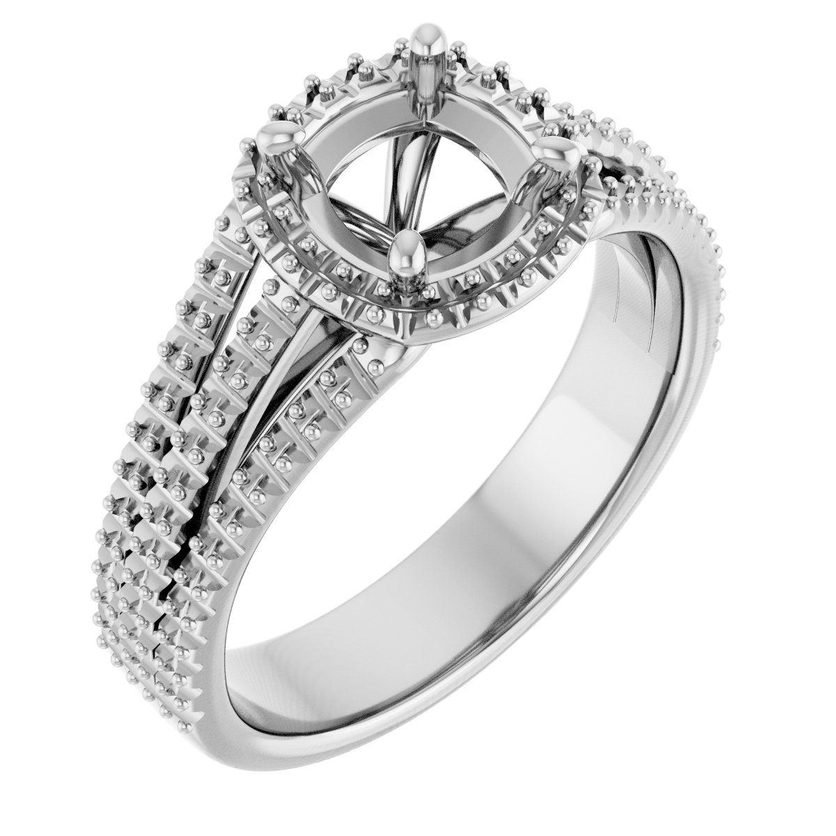 Halo-Style Engagement Ring
