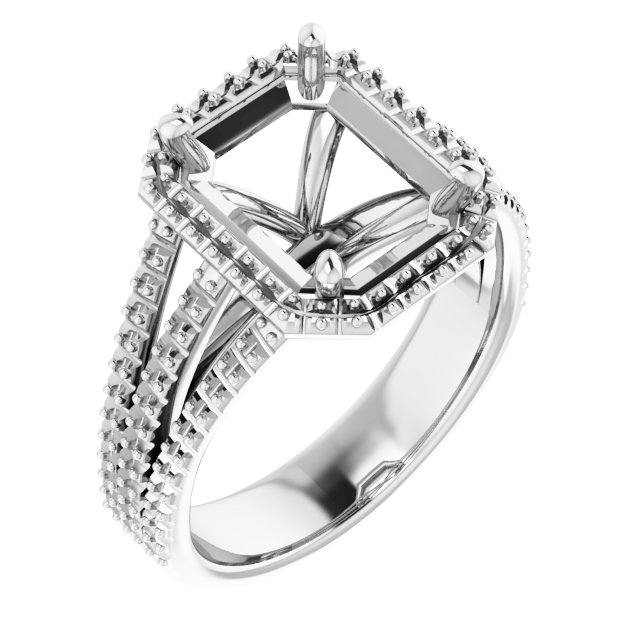 Halo-Style Engagement Ring