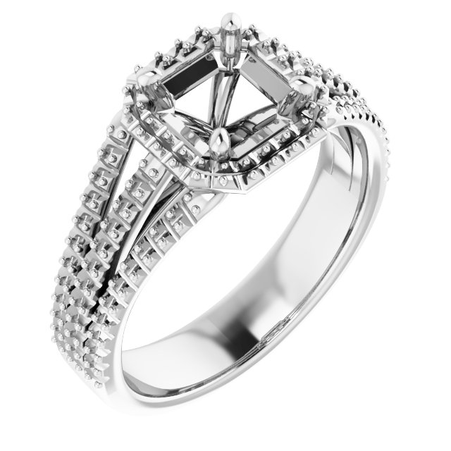 Halo-Style Engagement Ring