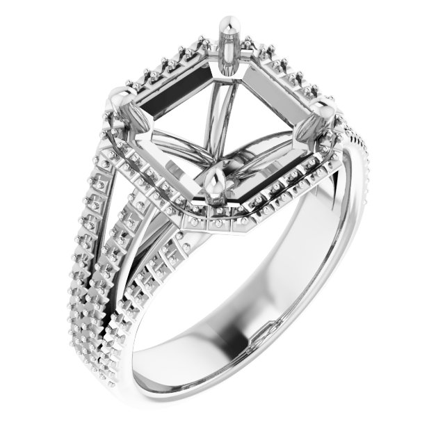 Halo-Style Engagement Ring