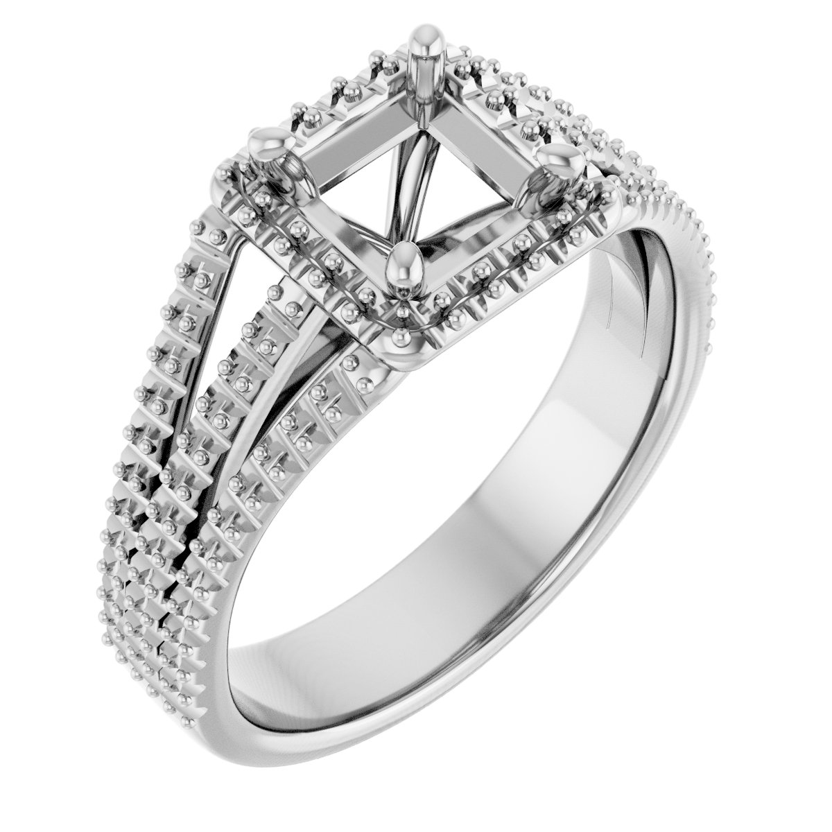 Halo-Style Engagement Ring