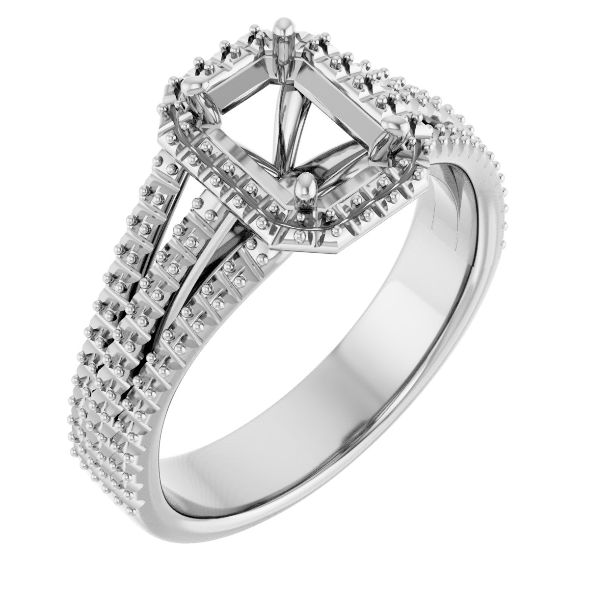 Halo-Style Engagement Ring