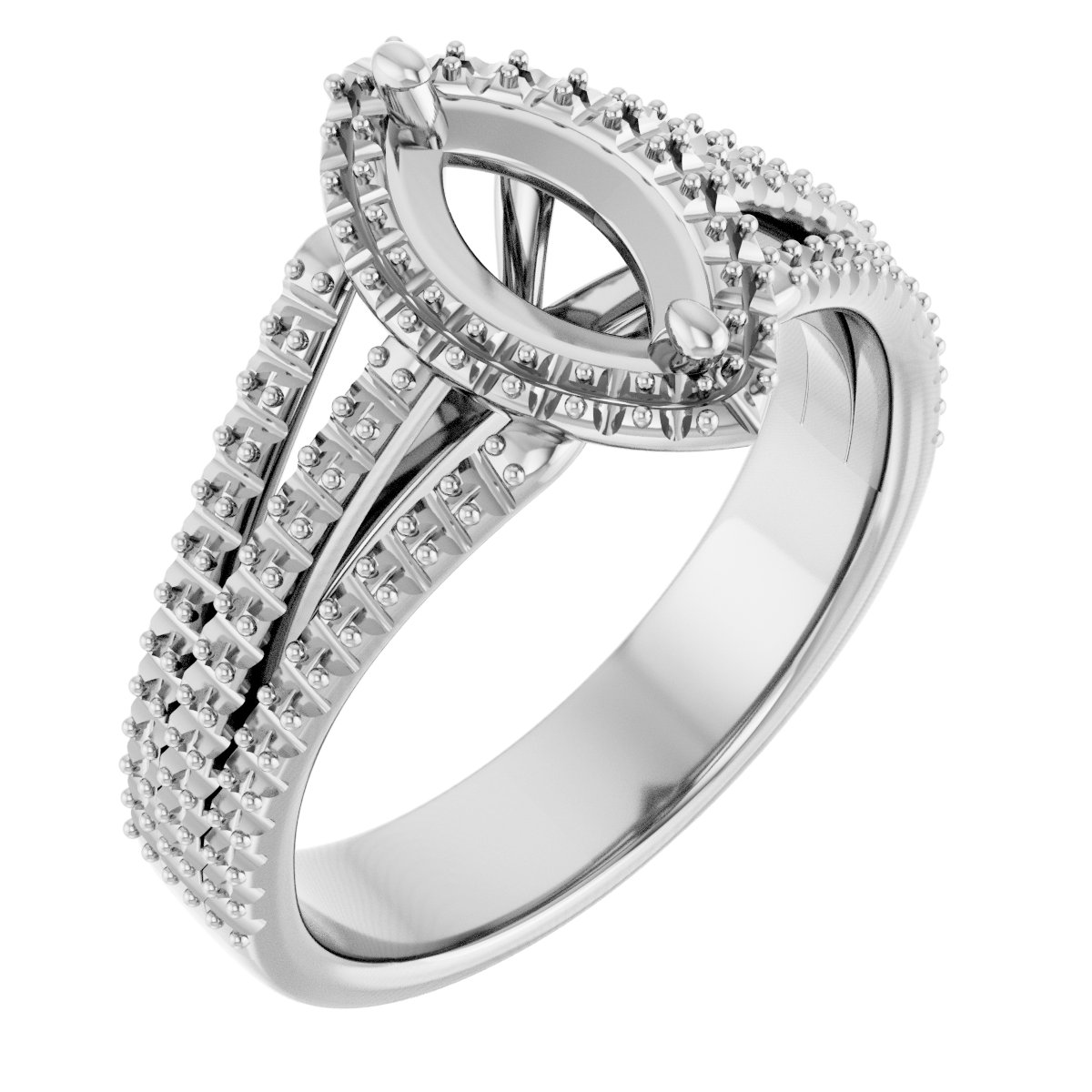 Halo-Style Engagement Ring