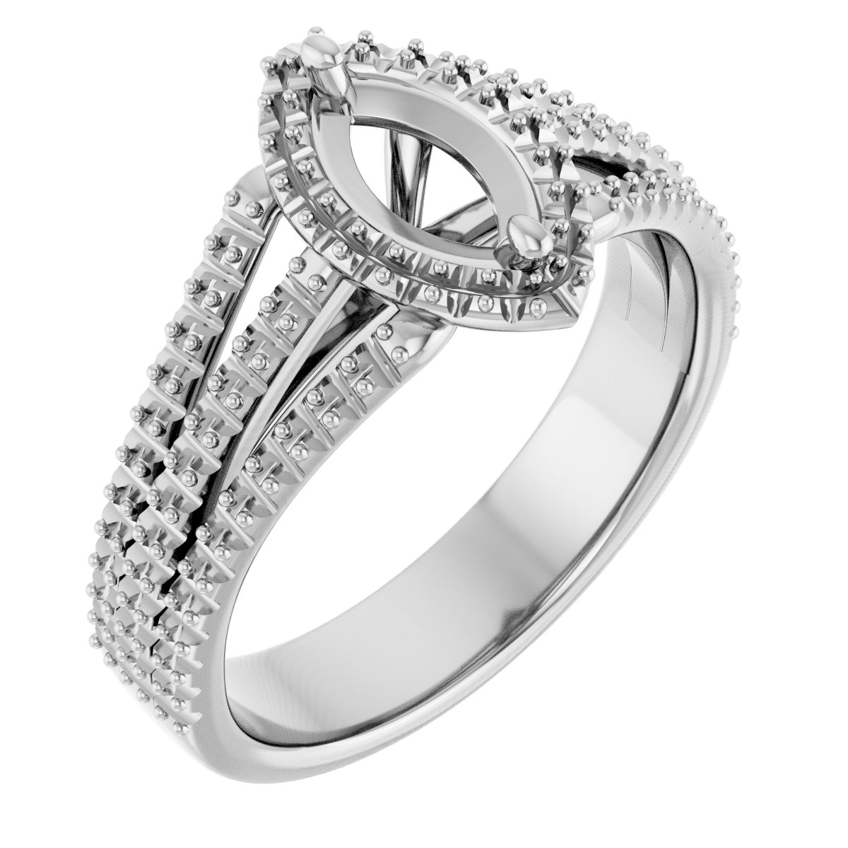 Halo-Style Engagement Ring