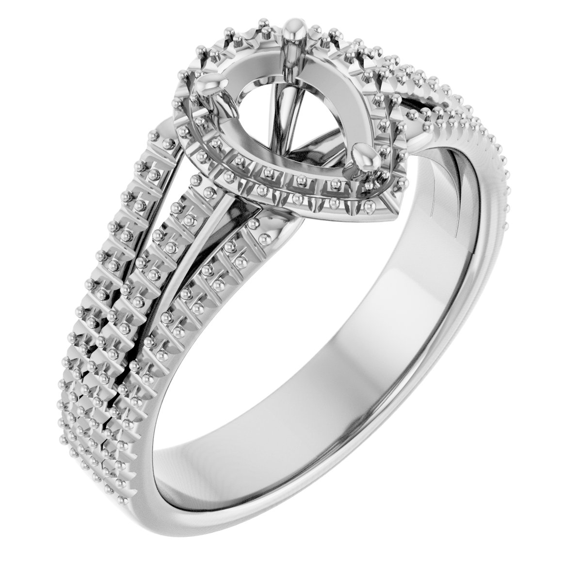 Halo-Style Engagement Ring