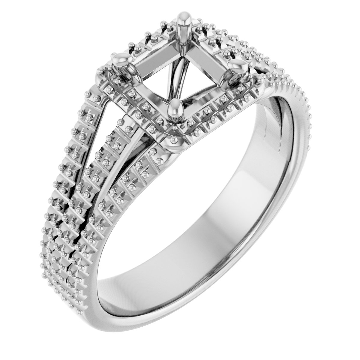 Halo-Style Engagement Ring