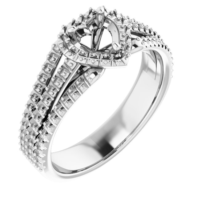 Halo-Style Engagement Ring