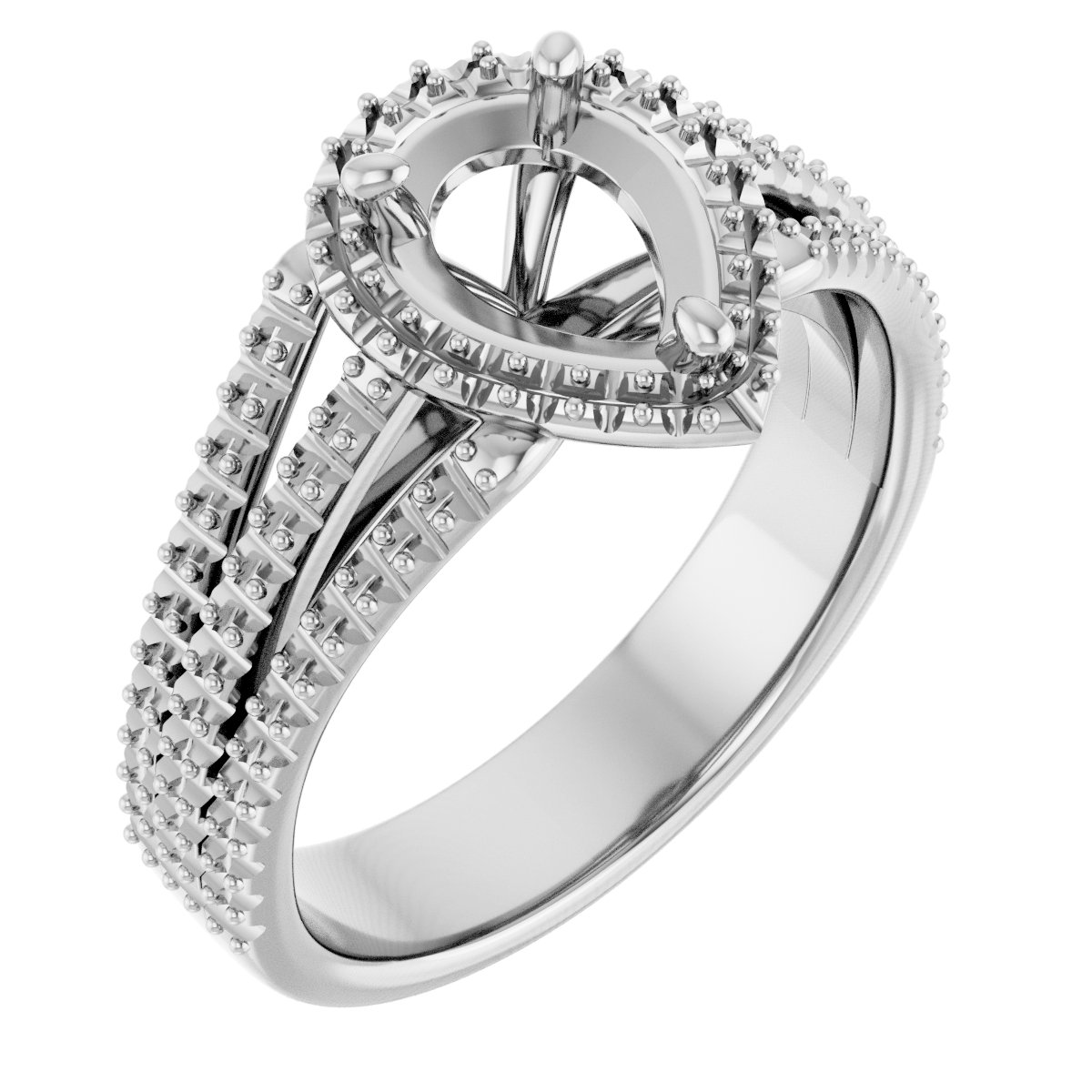 Halo-Style Engagement Ring