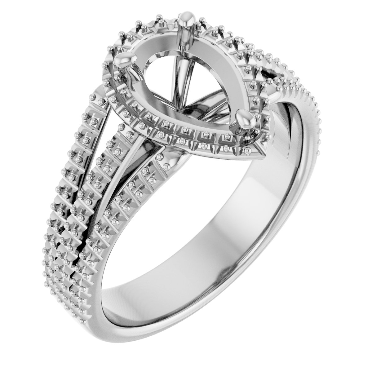 Halo-Style Engagement Ring