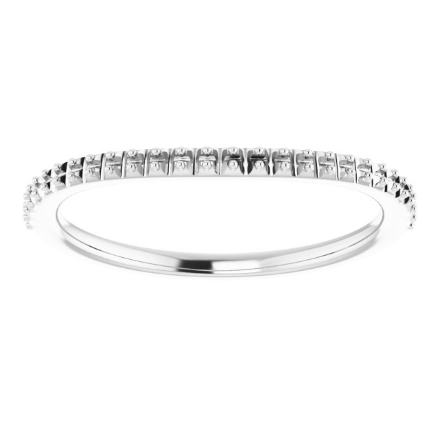 Band Mounting for 5x5 mm Heart Ring view 3