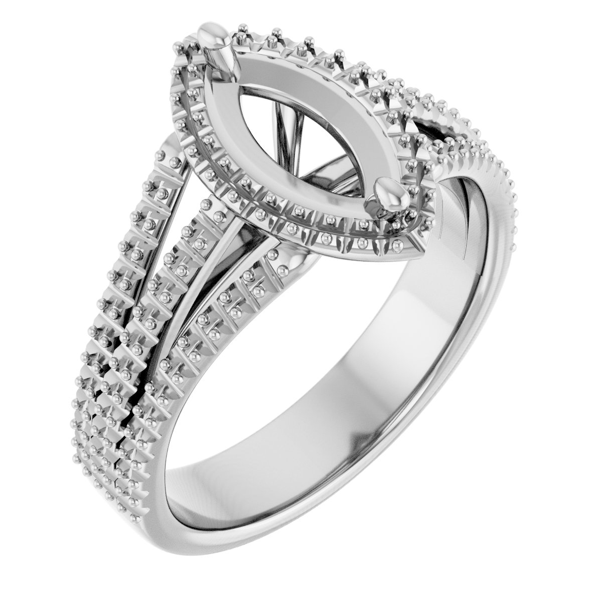 Halo-Style Engagement Ring