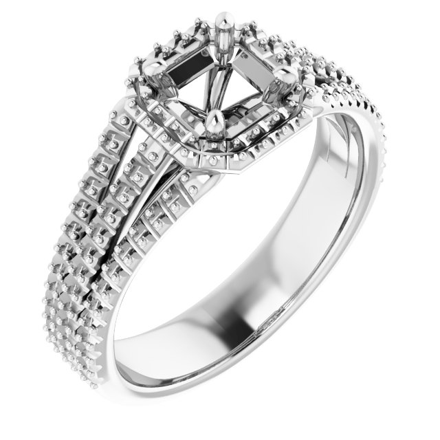 Halo-Style Engagement Ring