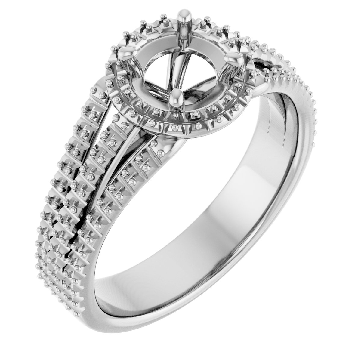 Halo-Style Engagement Ring