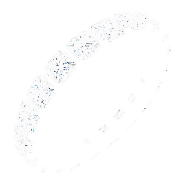 Shared-Prong Eternity Band