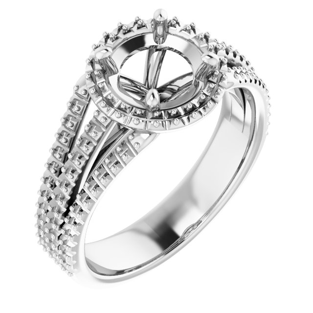 Halo-Style Engagement Ring