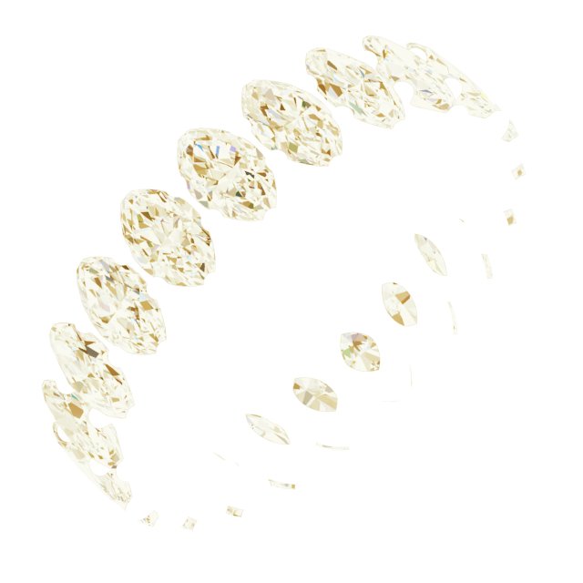 Shared-Prong Eternity Band