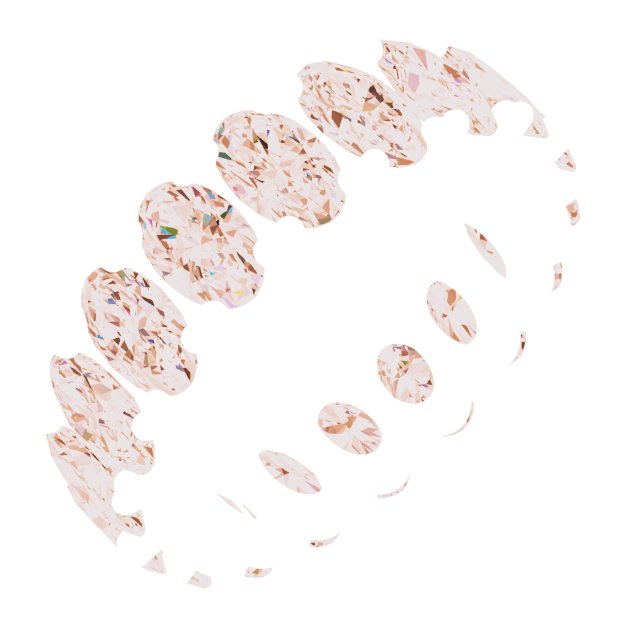 Shared-Prong Eternity Band