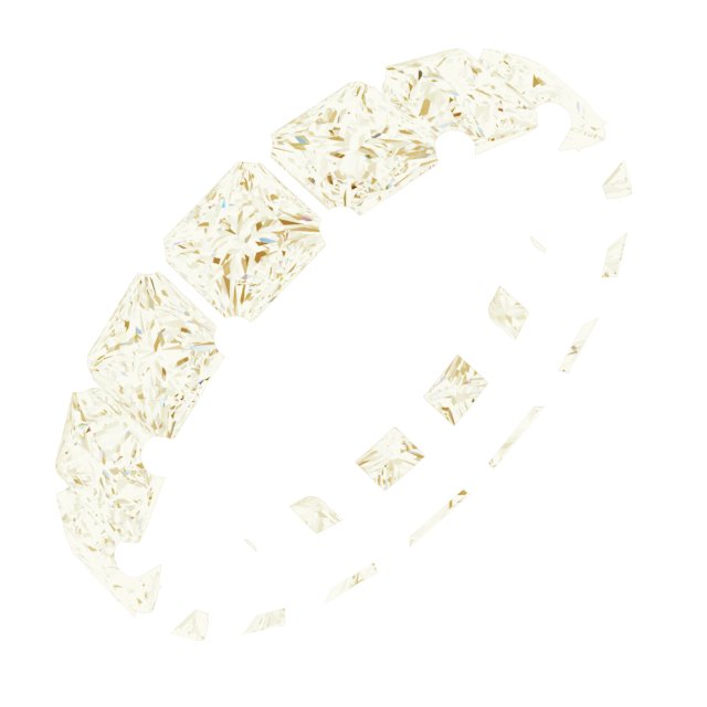 Shared-Prong Eternity Band