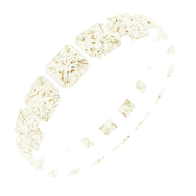 Shared-Prong Eternity Band