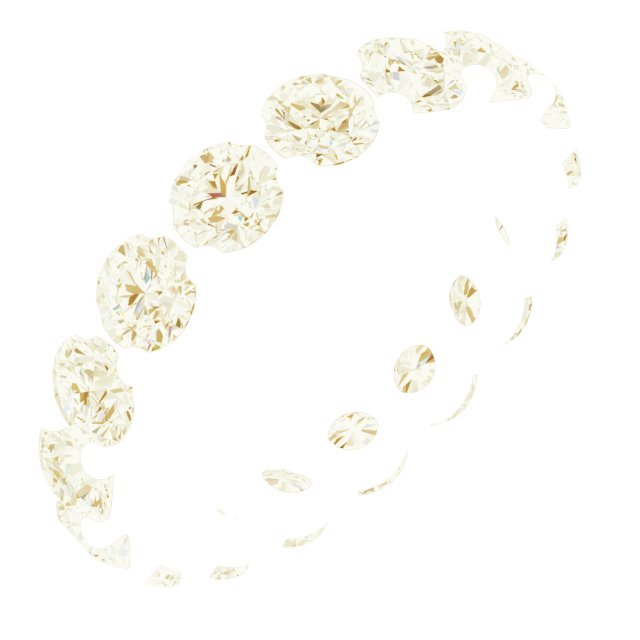 Shared-Prong Eternity Band