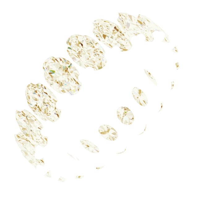 Shared-Prong Eternity Band