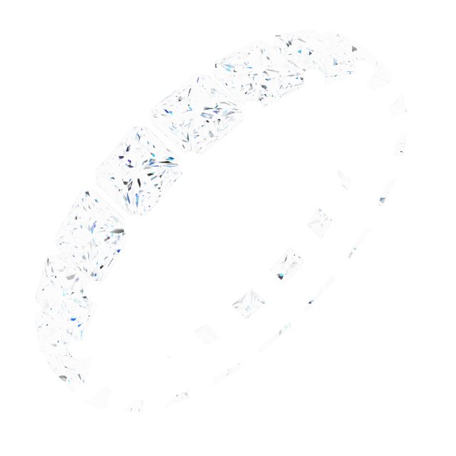 Shared-Prong Eternity Band