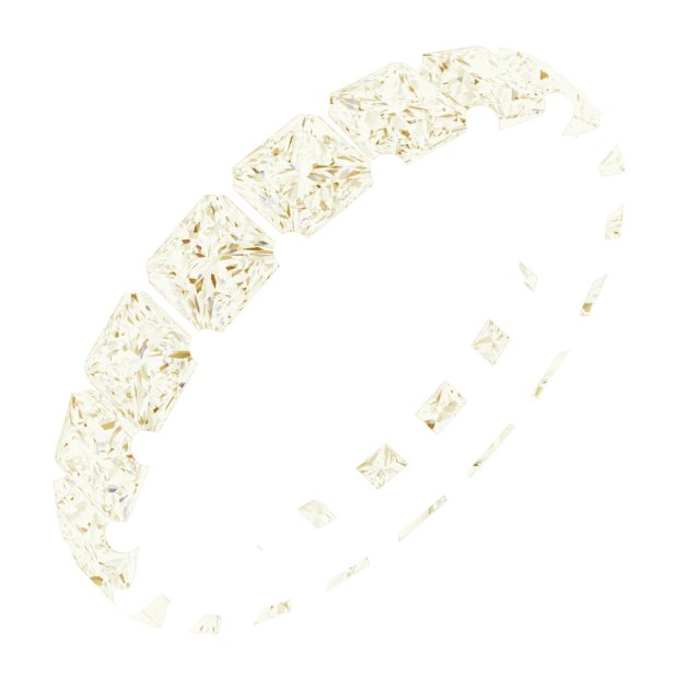 Shared-Prong Eternity Band
