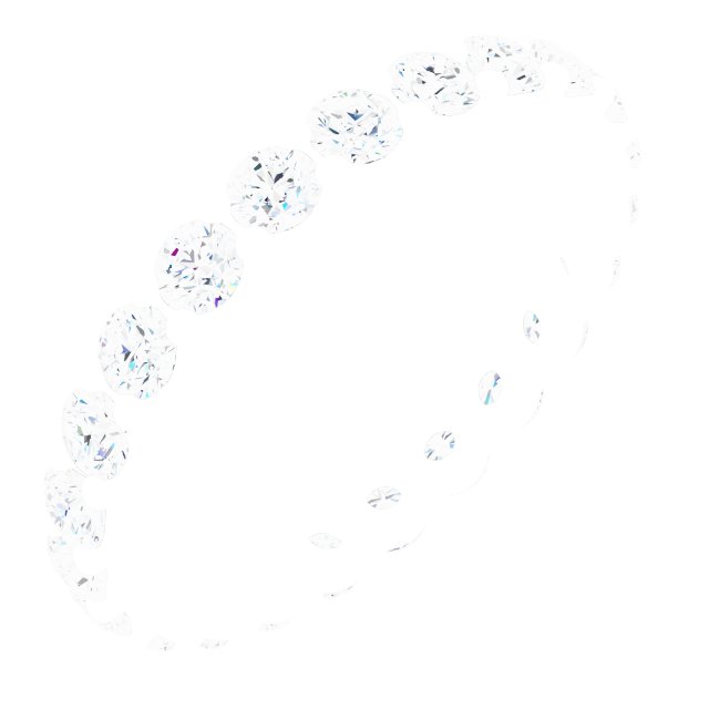 Shared-Prong Eternity Band