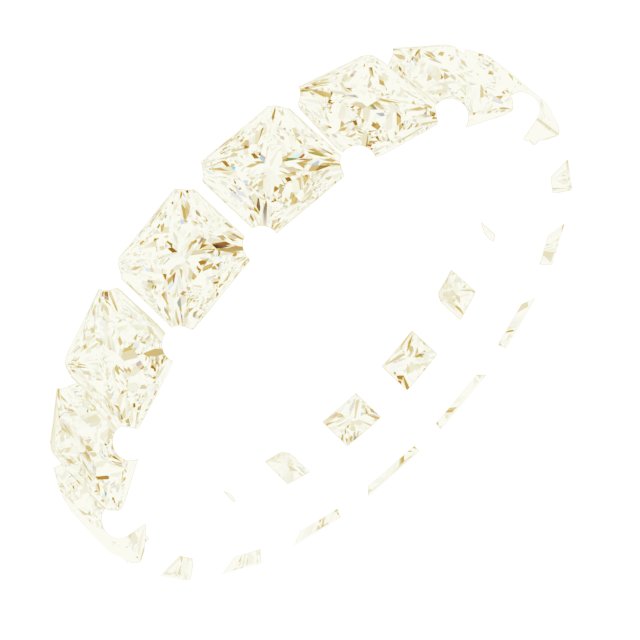 Shared-Prong Eternity Band