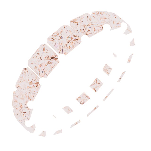 Shared-Prong Eternity Band
