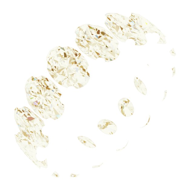 Shared-Prong Eternity Band