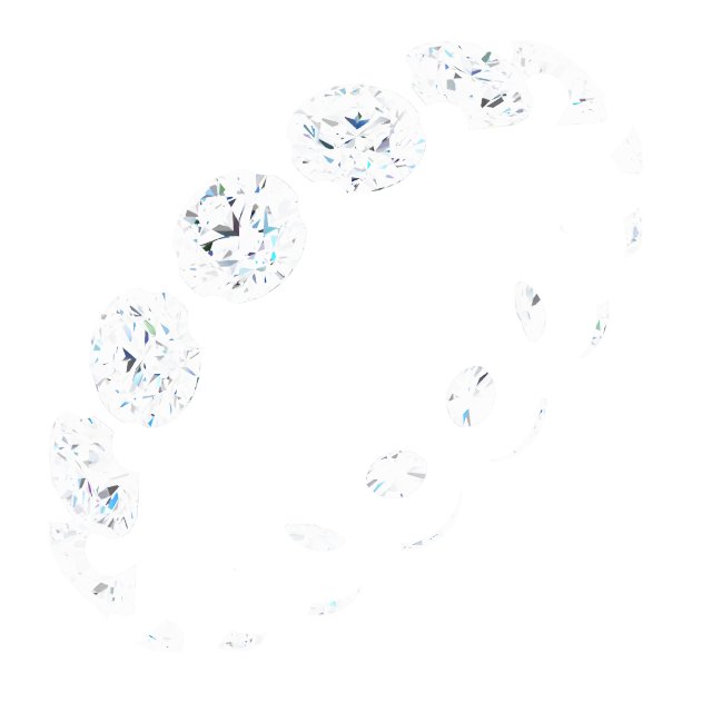 Shared-Prong Eternity Band