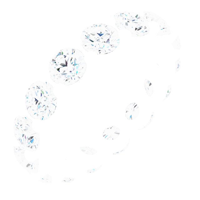 Shared-Prong Eternity Band